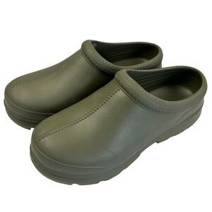 UGG Tasman X Waterproof Slip On Clogs Women Size 10 Army Green Rubber